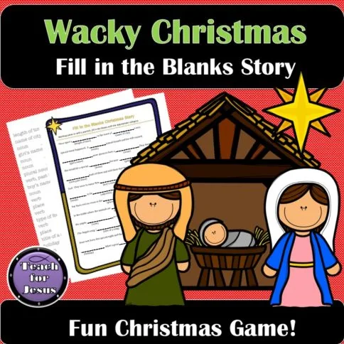 Christmas mad libs game cover