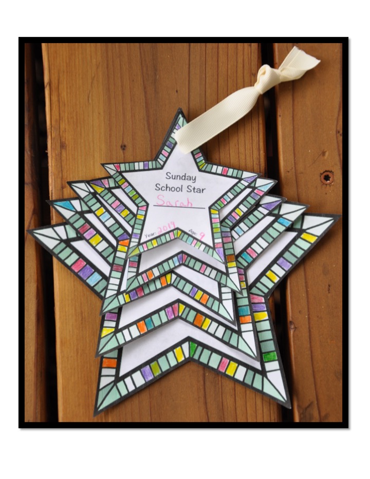 Sunday Star Craft. End of Year Memory Flip Book.