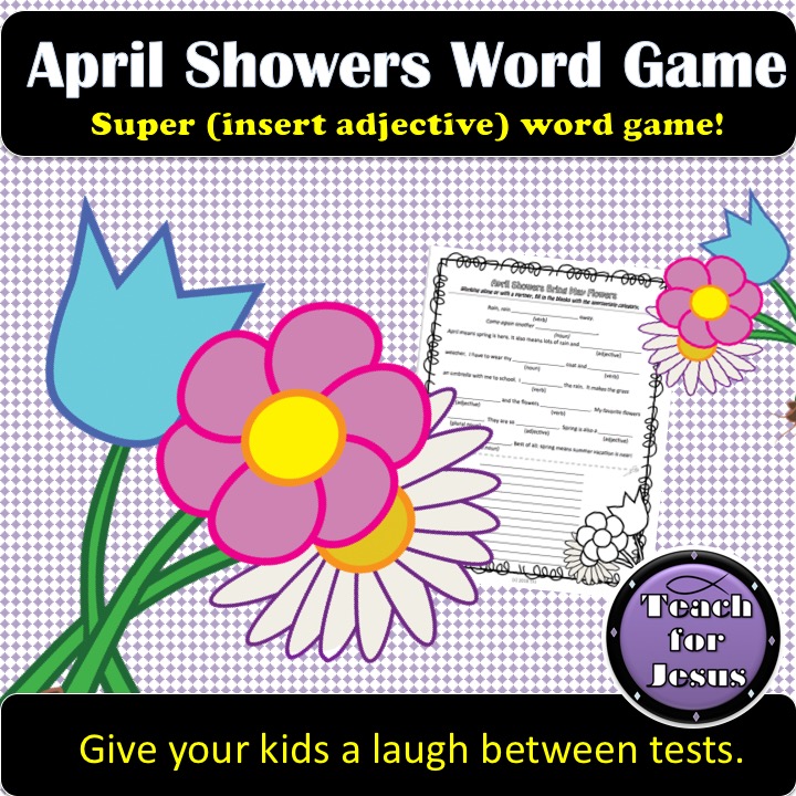Grammar review game to review the parts of speech during test breaks