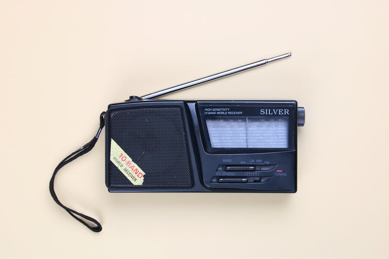 Picture of a radio. Hide a radio so kids have to find it while listening with their ears, preschool devotion
