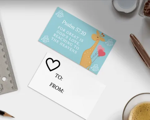 Christian Valentine's Day Cards with Bible Verses