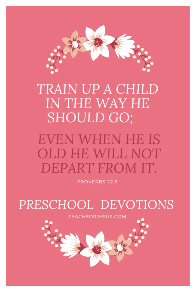 Preschool Devotion Pinterest Pin