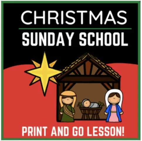 Christmas Sunday School Lesson for Elementary
