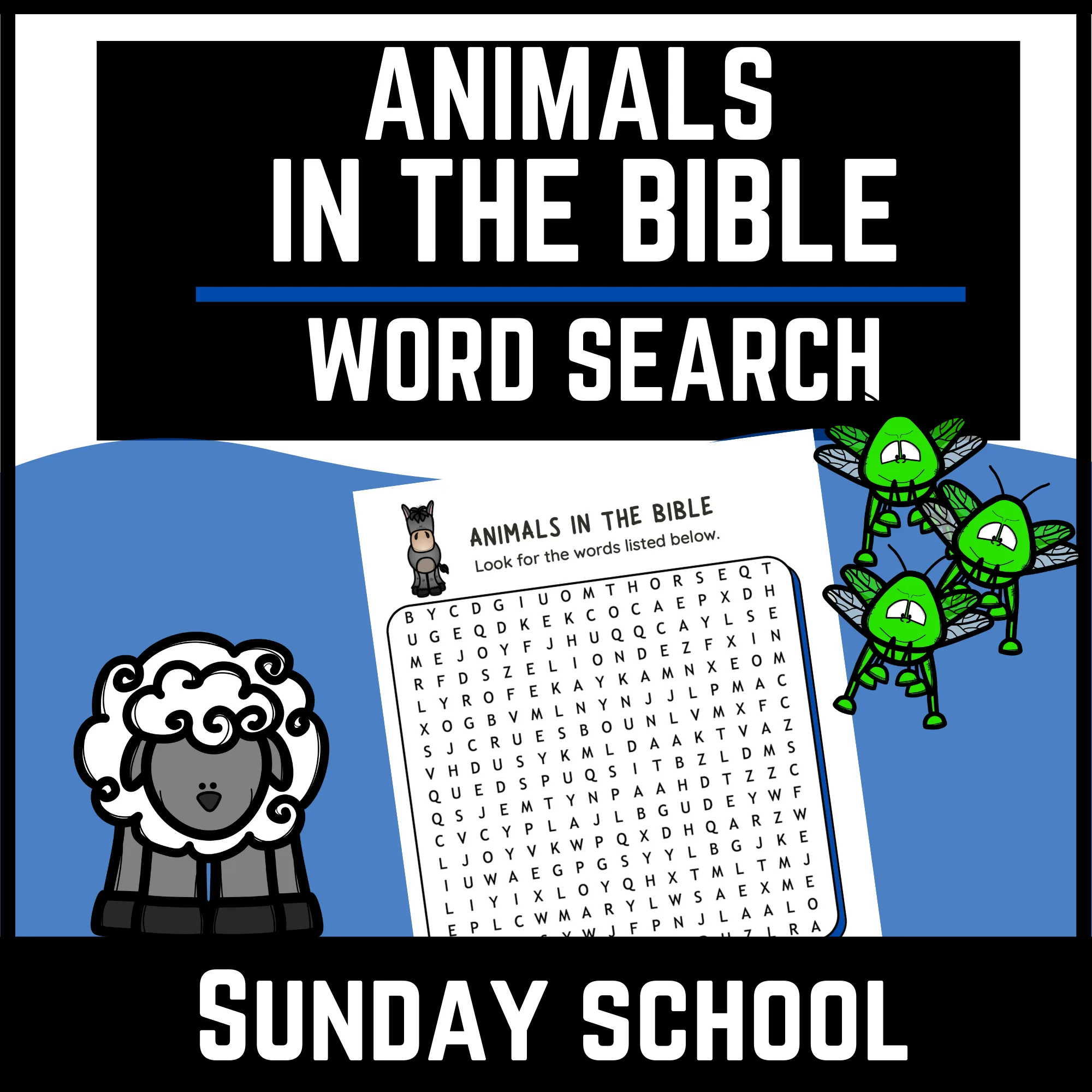Animals of the Bible Word Search