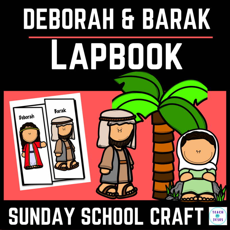 Cover-Deborah-and-Barak-Lapbook-Craft-Sunday-School