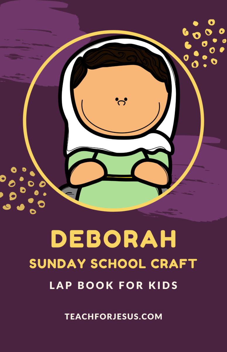 Deborah and Barak Sunday school Craft